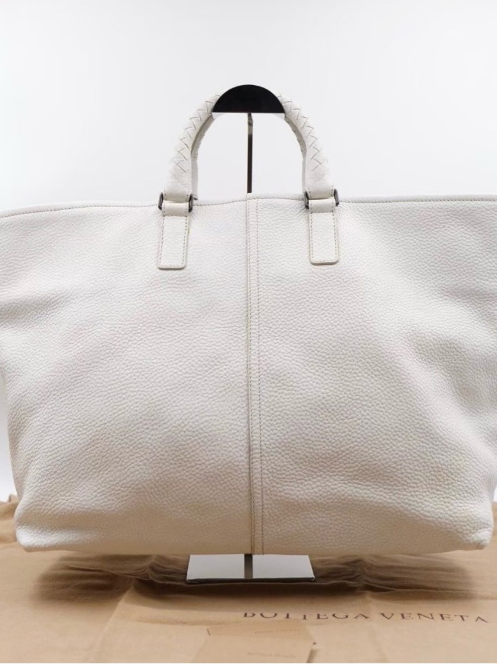 Bottega Veneta Cervo Deerskin Shopping Tote in the color Marmo., 2008